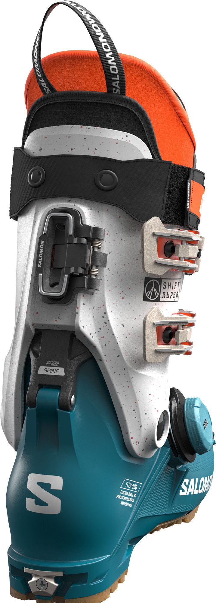 Salomon Men's Shift Alpha Boa 120 Dragonfly/Silver Met./Orange